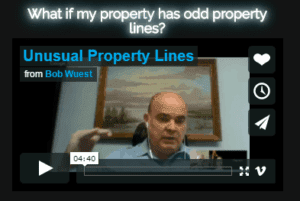 Capture Unusual property lines