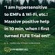 Hypersensitive to EMF